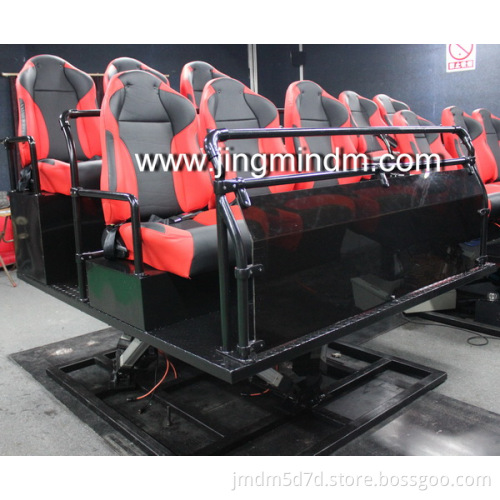 Jmdm-6dof Electric Platform with 6 Leather Seat 5D/7D Motion Cinema